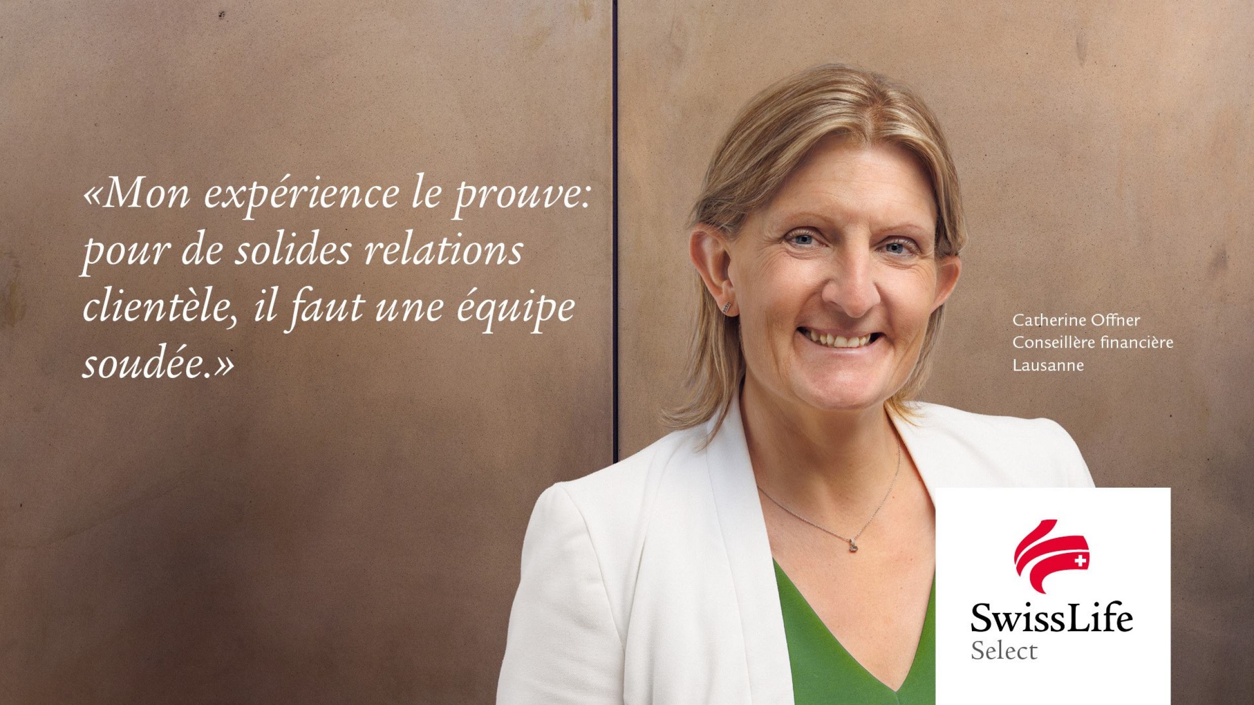 Devenir conseillère financière chez Swiss Life Select