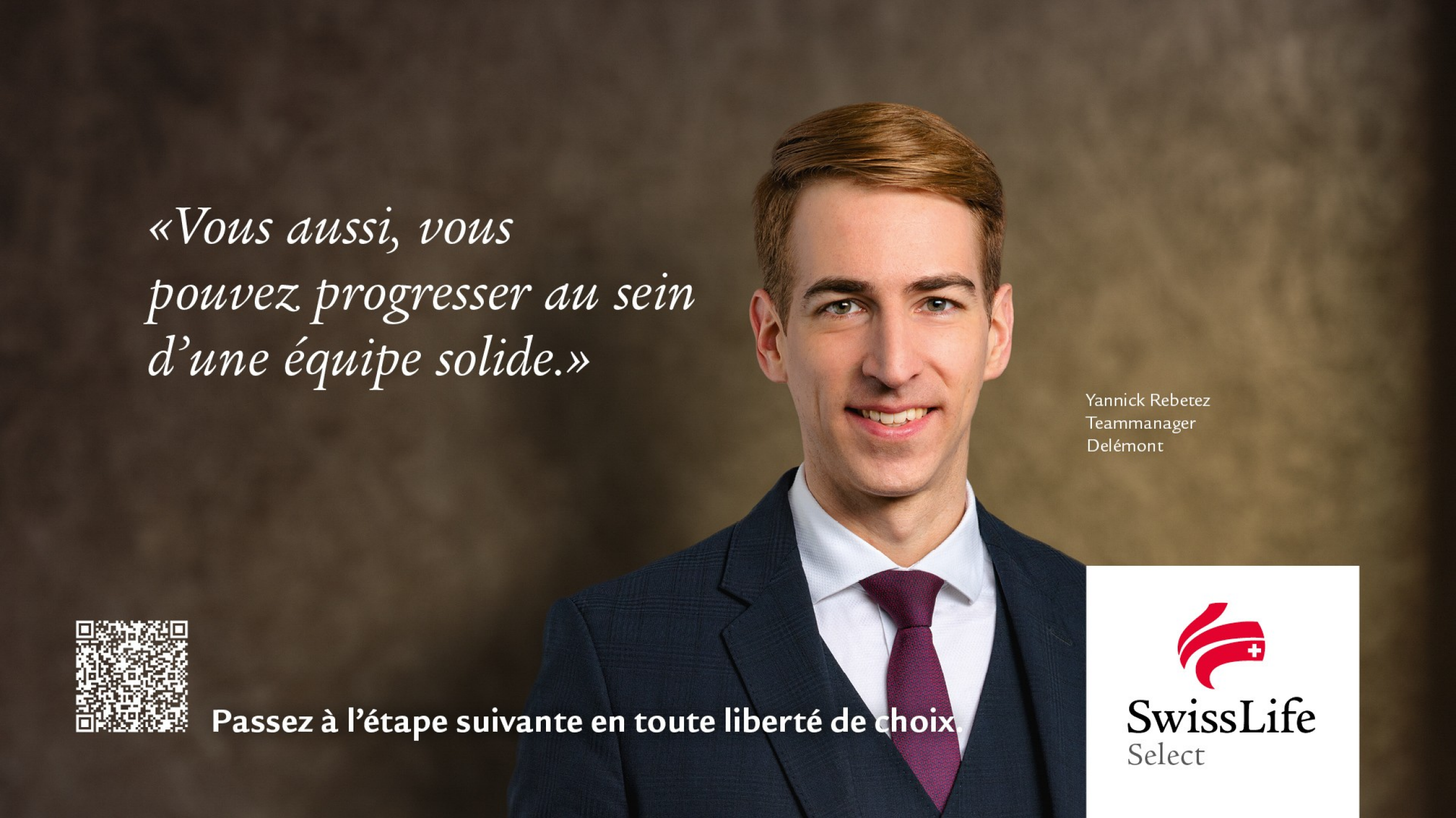 Opportunité de carrière Swiss Life Select