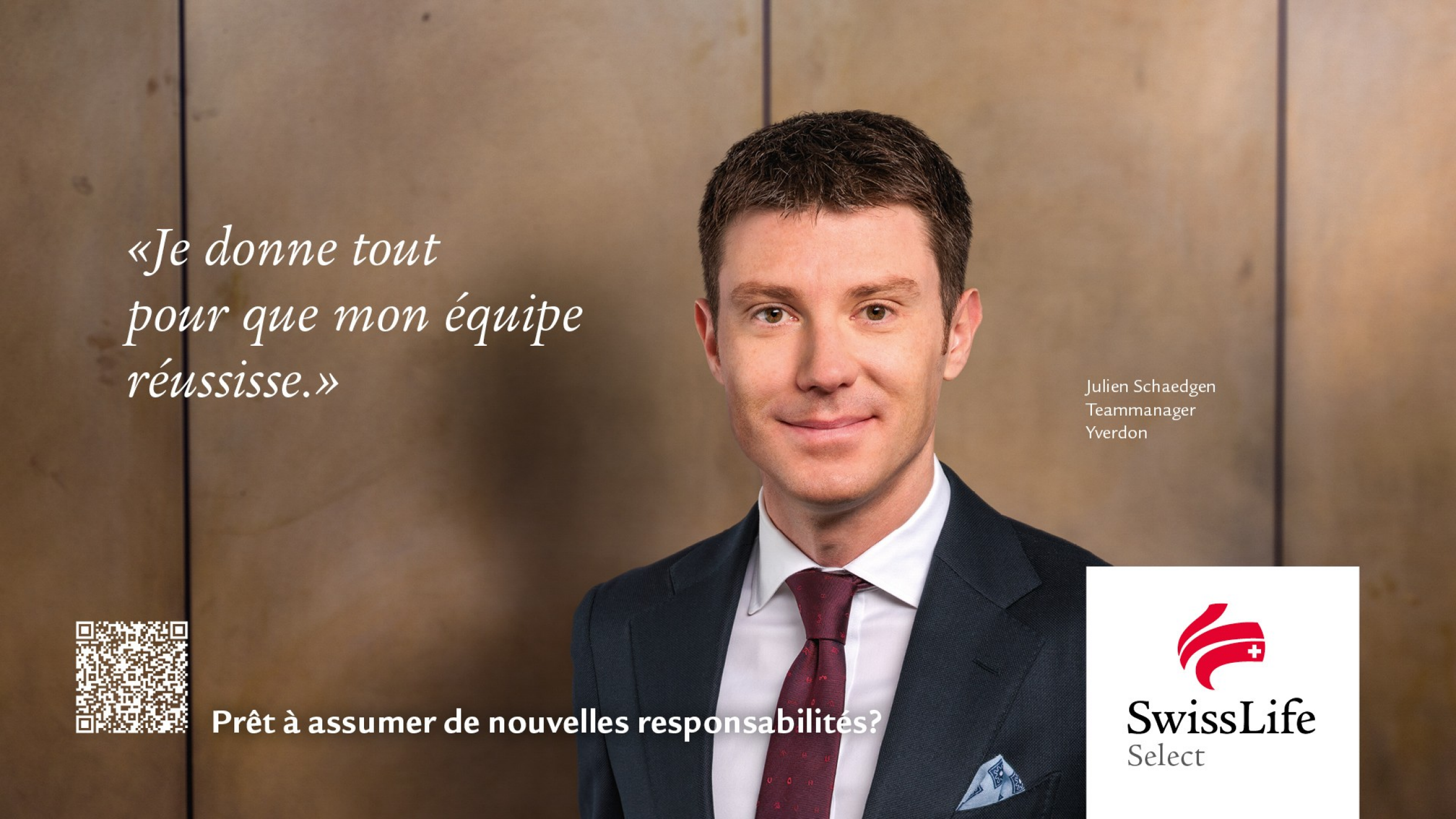 Opportunité de carrière Swiss Life Select