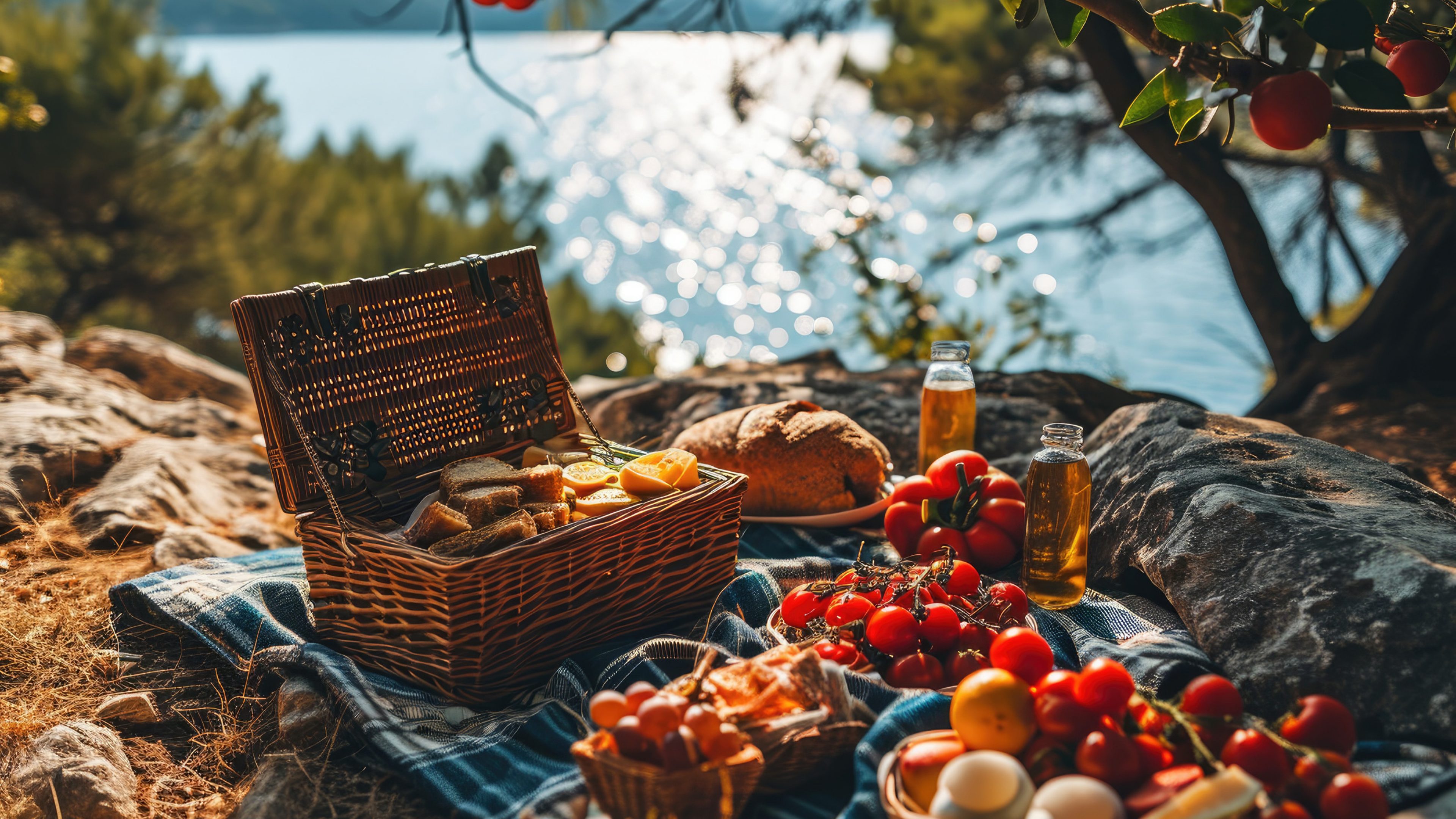 chill and picnic at the beach professional photography